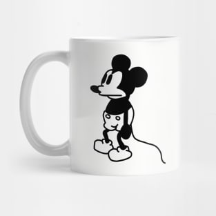 Unhappy Mouse in Steamboat Willie 1928 Mug